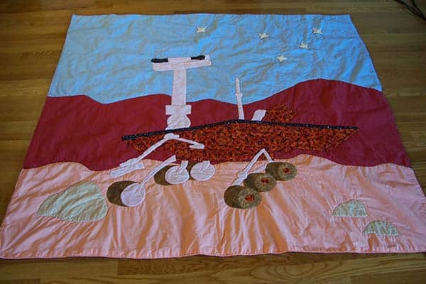 mars rover quilt_mini Mars Rover Quilt